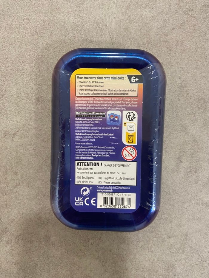 Mini tin de kanto Pokémon