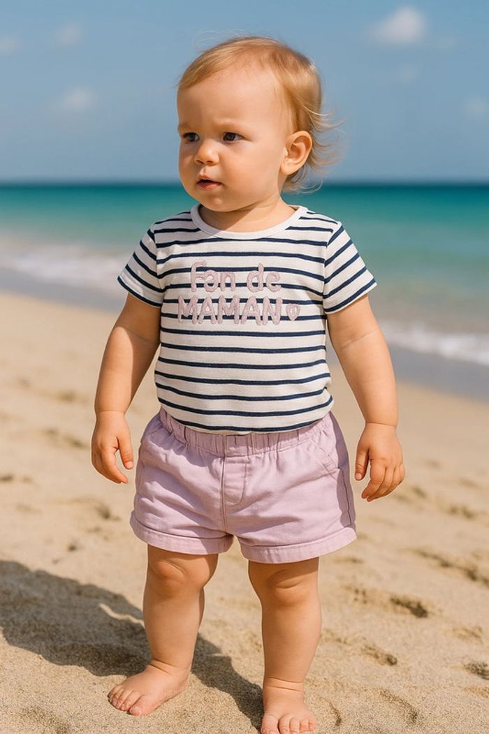T-shirt marinière in extenso
