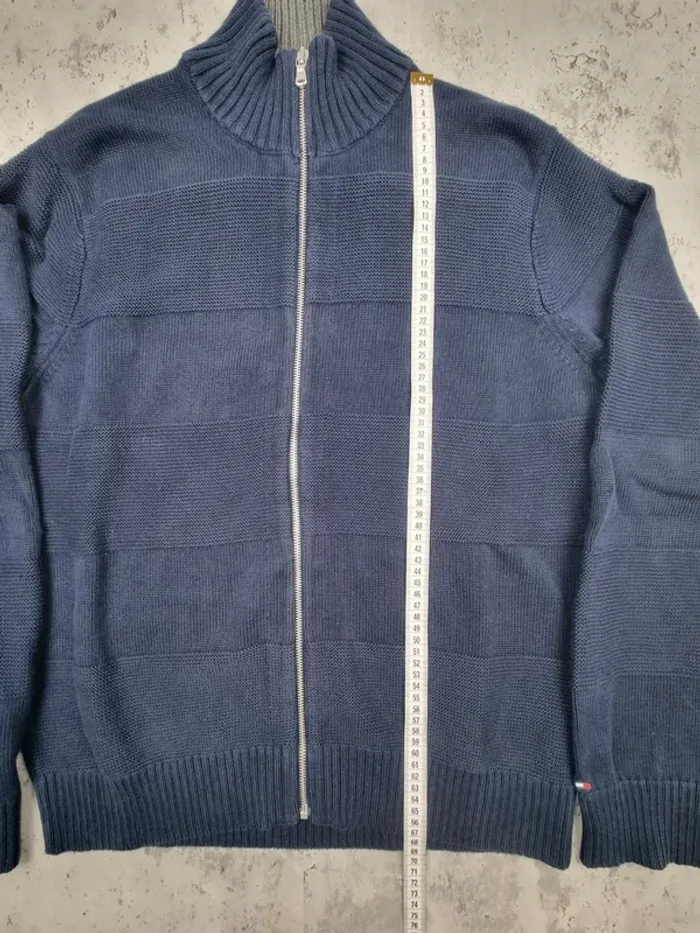 Gilet zippé Tommy Hilfiger bleu marine, L Hommes - photo numéro 9