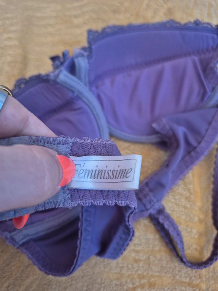 Soutien gorge mauve - photo numéro 5