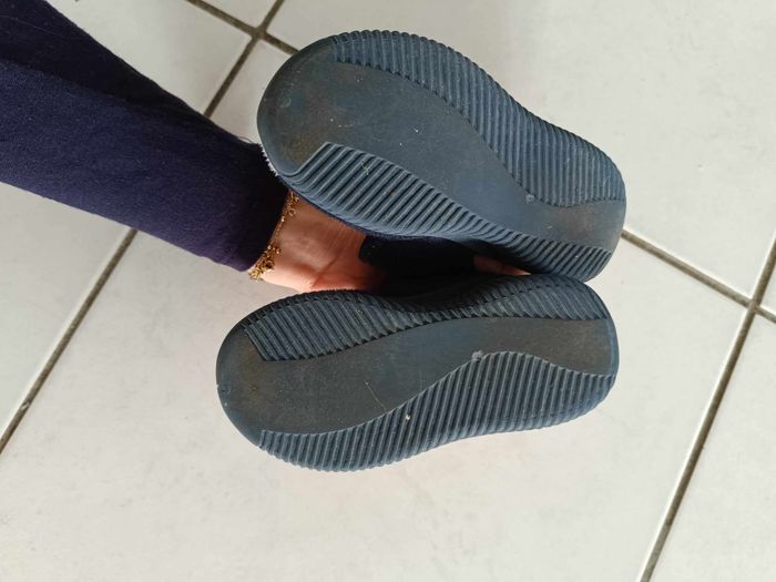 Chaussons de noël bleu marine taille 21 23 mixte - photo numéro 2