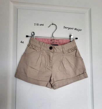 Short sergent major 7/8 ans