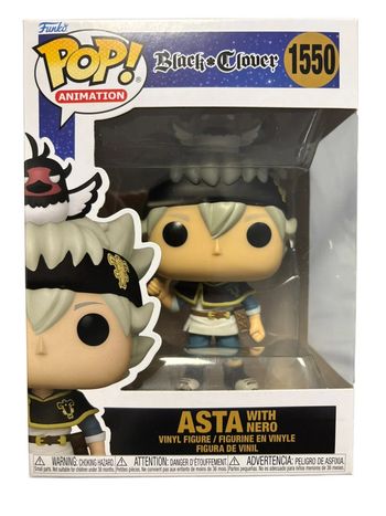 Figurine Funko Pop Black Clover Asta With Nero numéro 1550 neuf