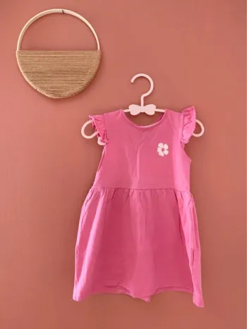 Robe fille rose - H&M- 12 mois