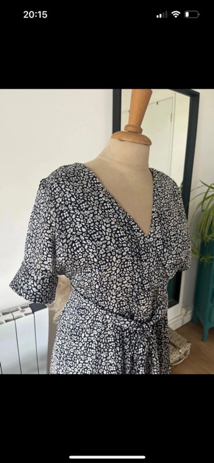 Robe longue à fleurs Opullence - taille M - photo numéro 2