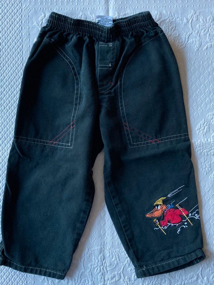 Pantalon bleu marine Disney Looney Tunee 2 ans 24 mois