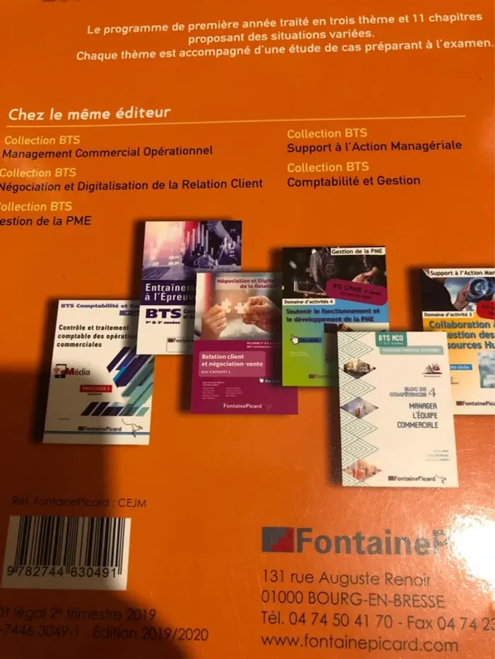 Cahier livre culture économique juridique et manageriale BTS 1ere année - photo numéro 4