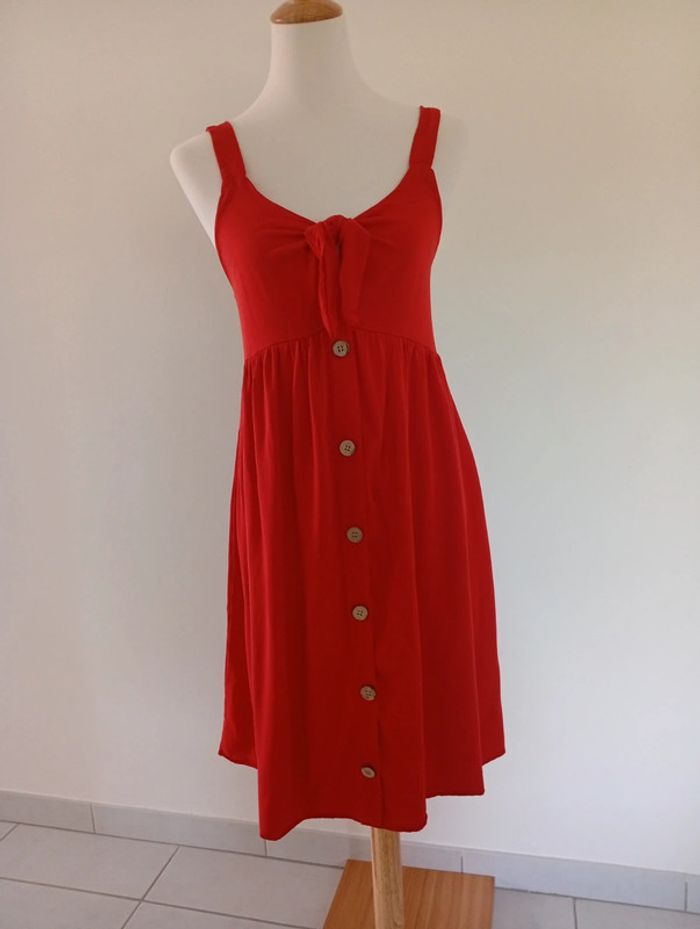 Sud Express - robe rouge, taille 38 | printemps été