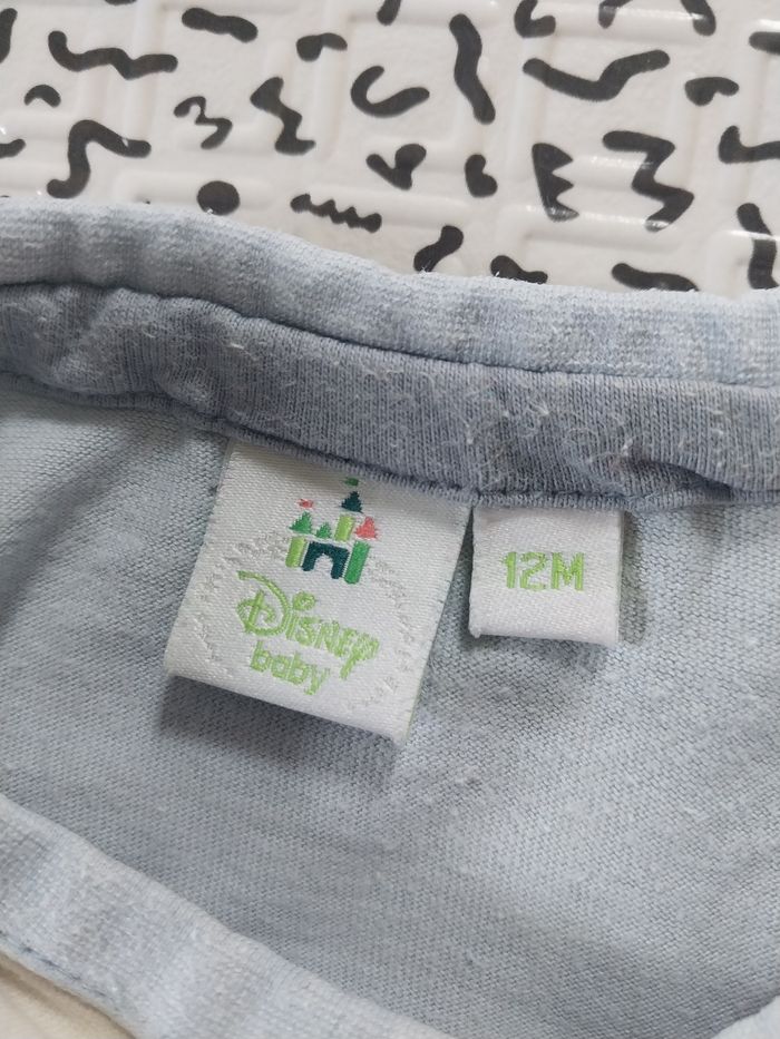 Tee-shirt Disney Baby Tigrou bleu clair 12 mois – 100% coton - photo numéro 3