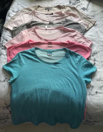 6 tee-shirts femme -Taille XL