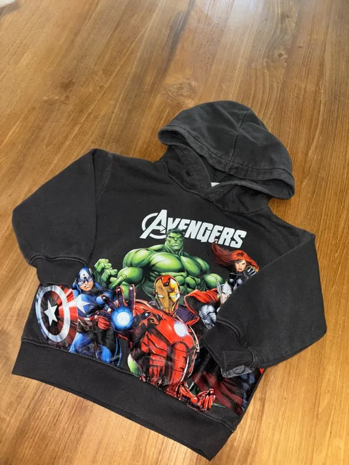 Pull à capuche Marvel H&M 2/4 ans