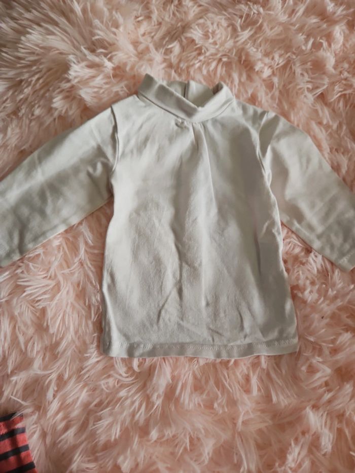 Lot 3 t-shirt à col - photo numéro 2