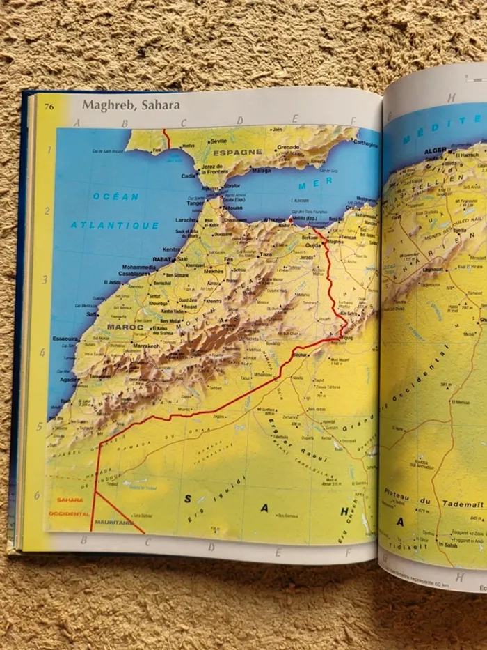 Nouvel Atlas mondial, livre de cartes et planisphère - photo numéro 10