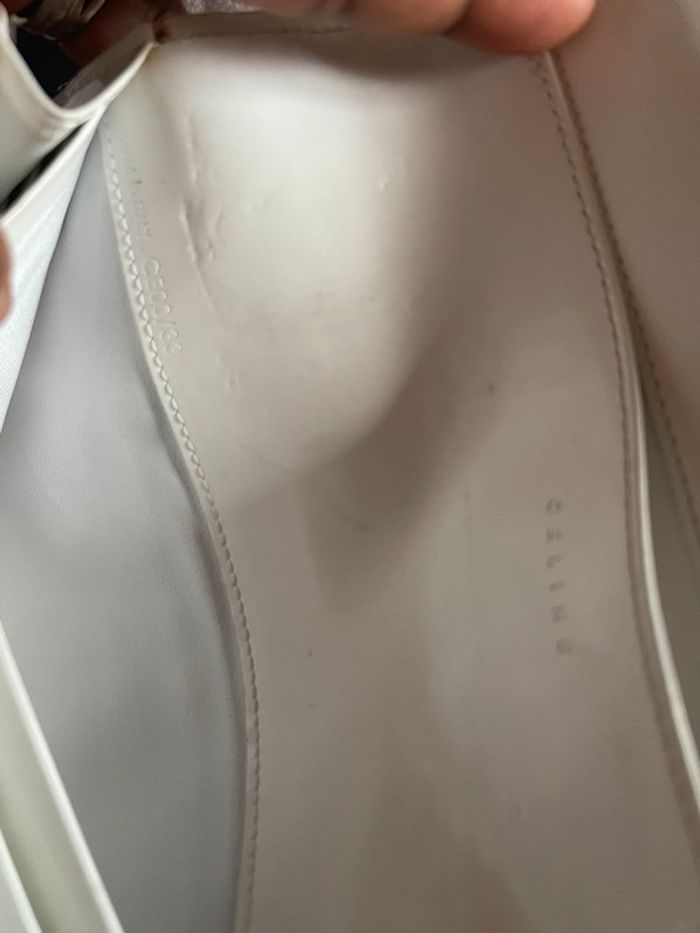 Portefeuille Céline gris clair - photo numéro 4