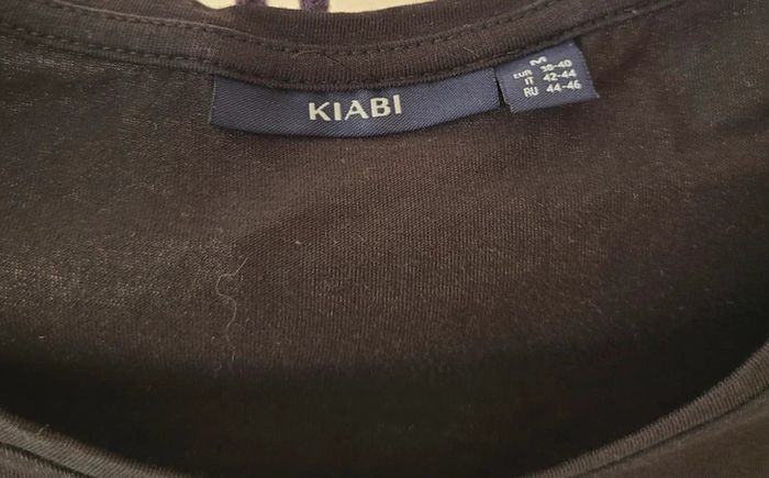 T-shirt noir • Kiabi • taille M - photo numéro 2