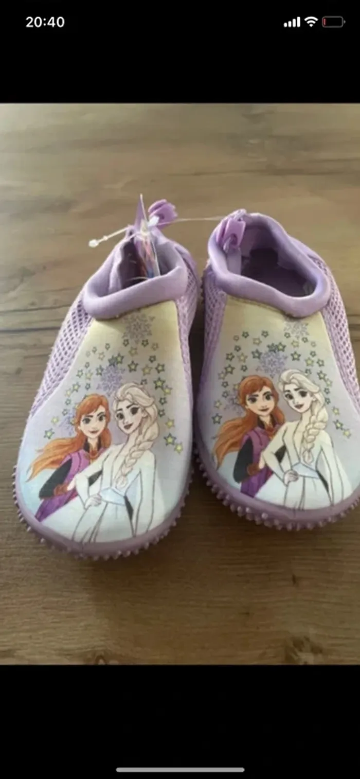 Chaussures de plage reine des neiges