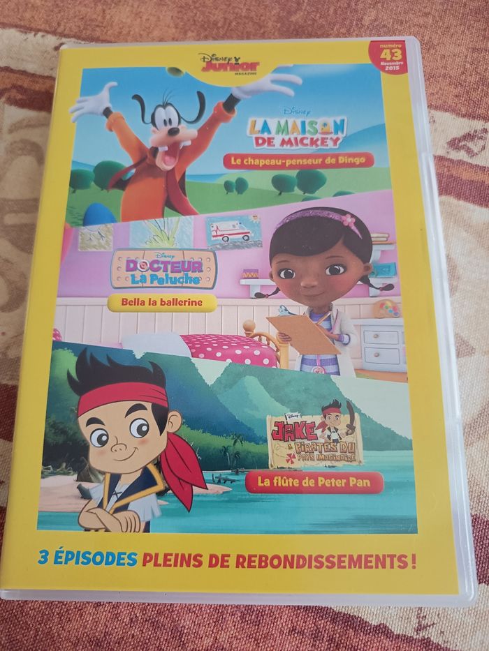 DVD Disney Junior La maison de Mickey Docteur La Peluche Jake Pirate