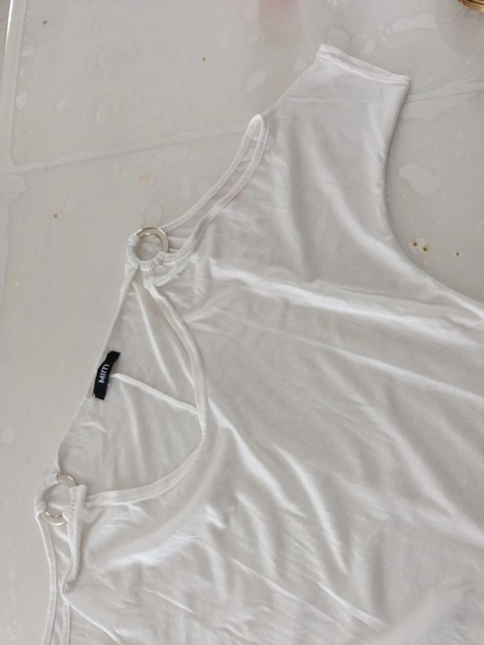 Haut blanc anneau Mim S - photo numéro 4
