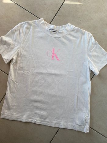 Tshirt femme blanc Calvin Klein 🌸 36