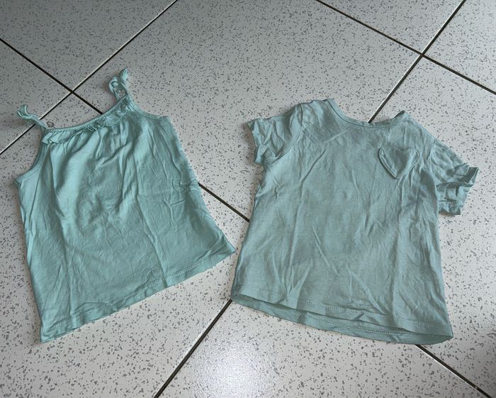 Lots 2 hauts turquoise