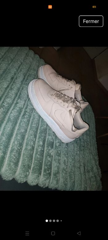 Nike Air force pixel in beige