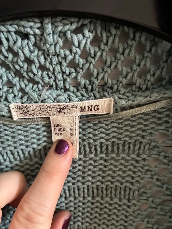 Gilet Mango taille L TBE - photo numéro 2