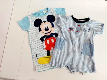 Lot de 2 combishort 3 mois