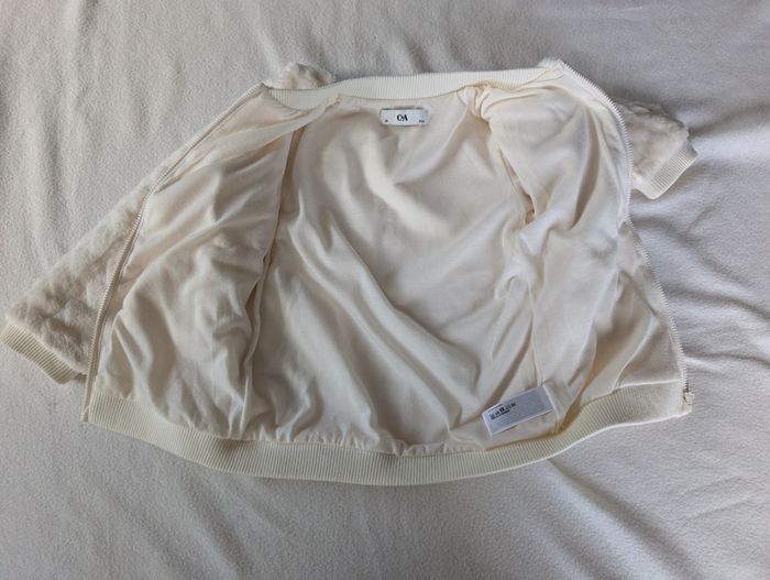 Blouson fourrure crème motif coeurs - 5A - C&A - photo numéro 7
