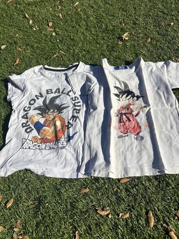 Lot de 2 tee shirts Dragon ball en 6 às
