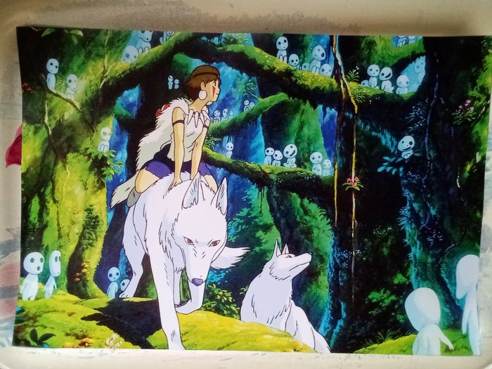 Affiche Poster Princesse Mononoké Studio Ghibli Miyazaki