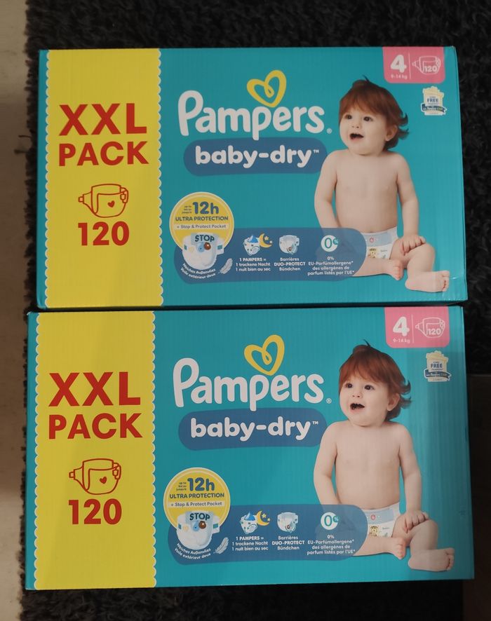 Couches Pampers baby-dry