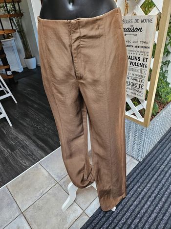 Zara pantalon long marron taille M
