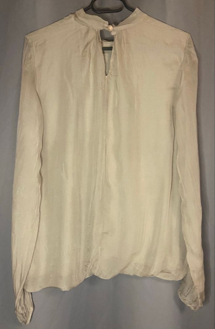 Haut beige »Marina Grey »manches longues - photo numéro 2