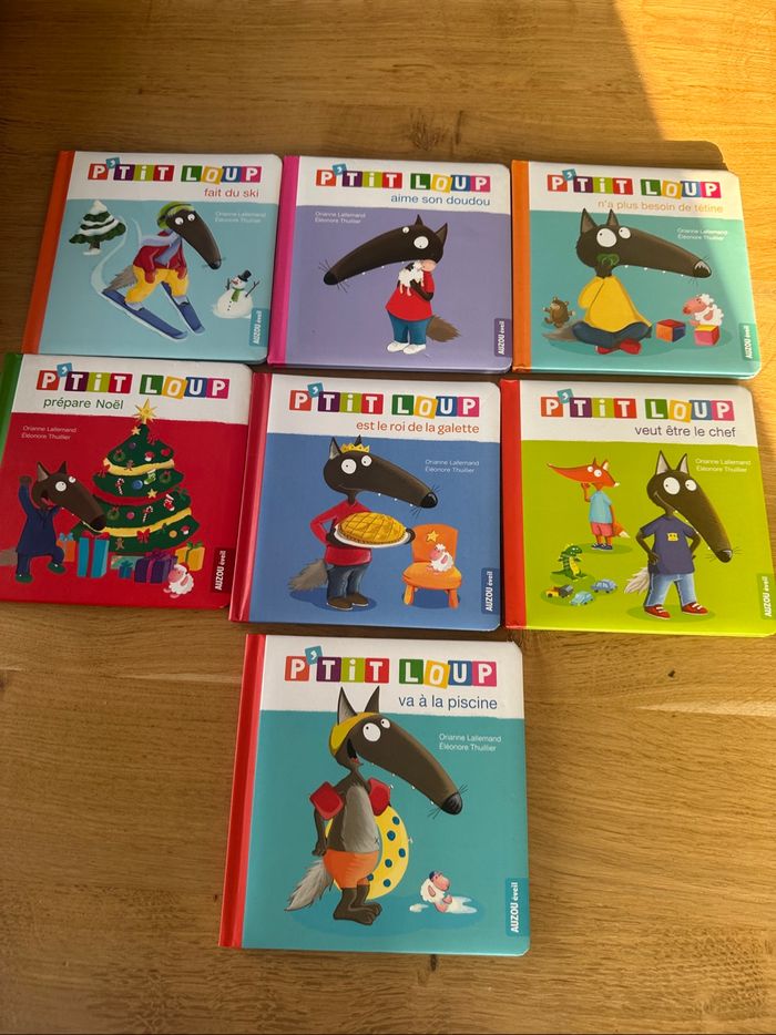 Lot 7 livres P’tit loup