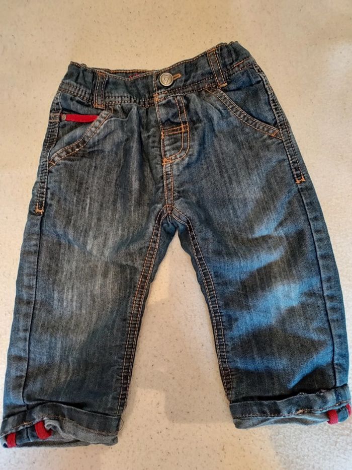 Jean doublé polaire