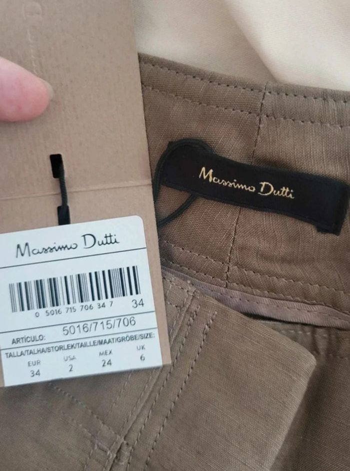 Short long / bermuda Massimo Dutti neuf Taille 34 - photo numéro 5