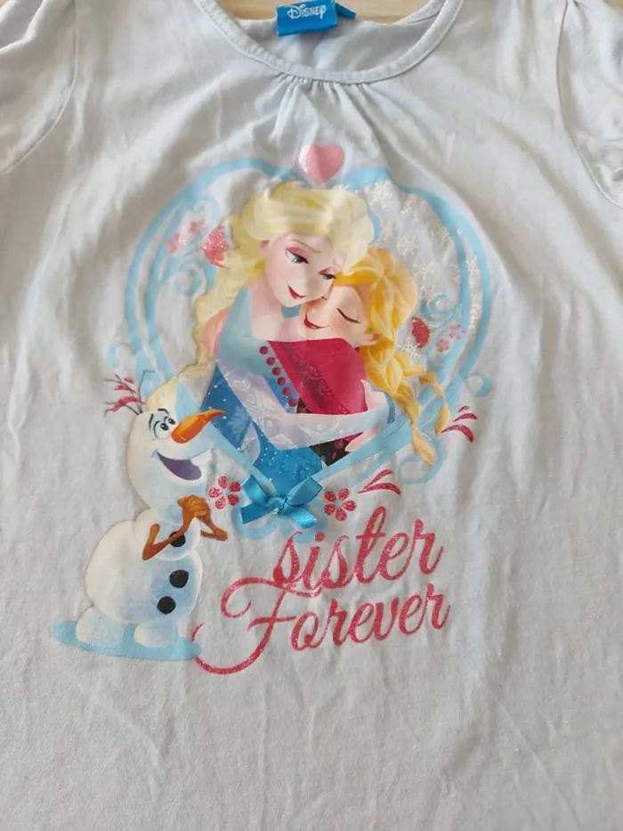T-shirt reine des neiges - photo numéro 2