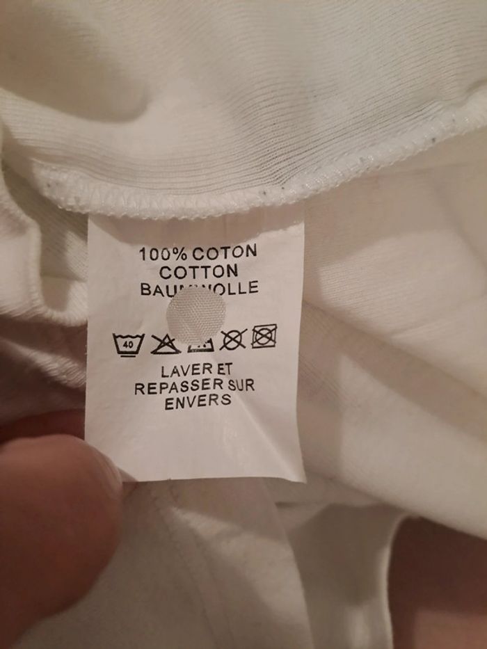 Top débardeur blanc taille XL - photo numéro 5