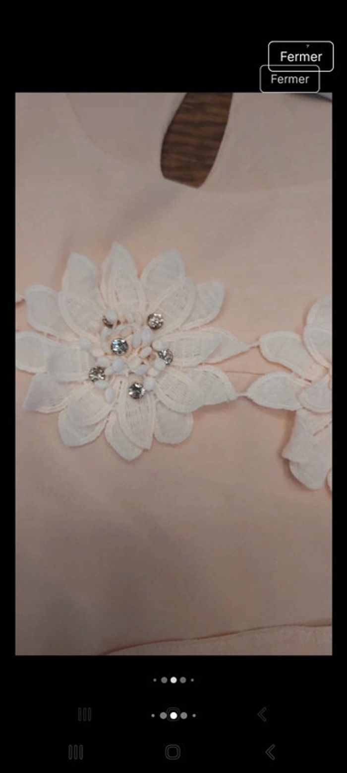 Blouse rose Quinze heure trente Paris taille S - photo numéro 11