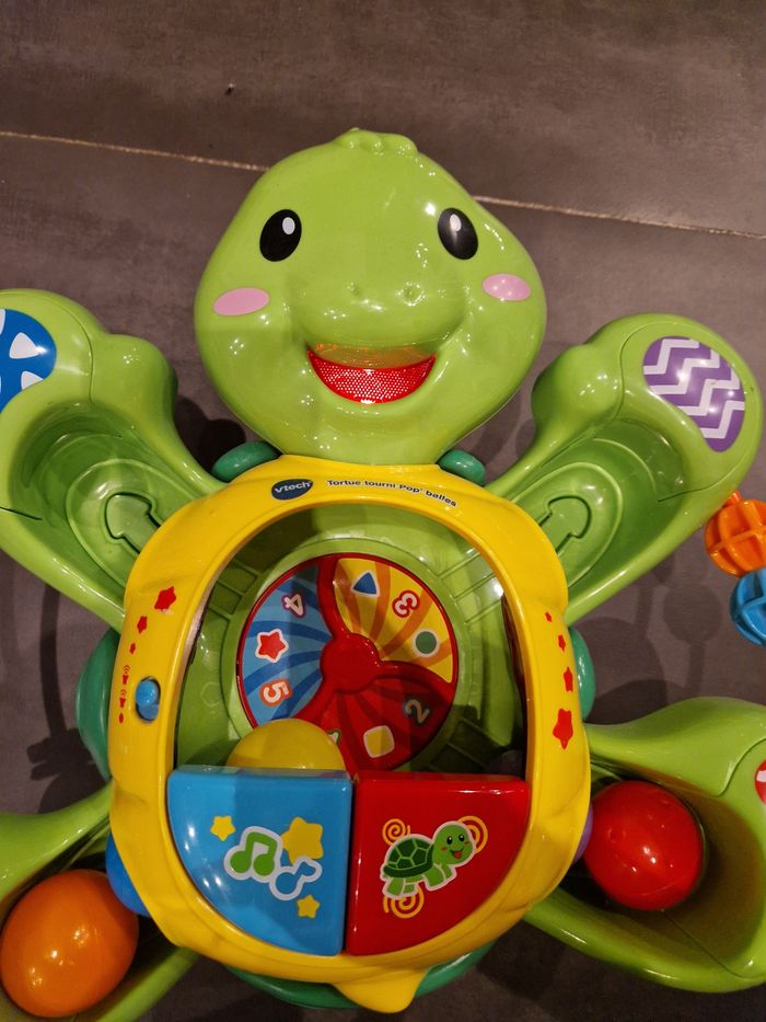 Tortue tourni pop balles vtech - photo numéro 2