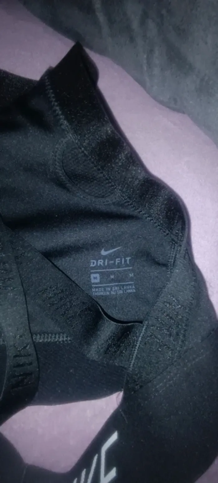 Brassière de sport noir Nike - photo numéro 3