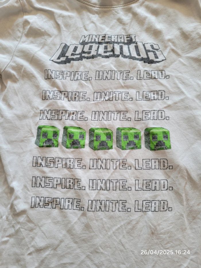 T-shirt minecraft - photo numéro 2