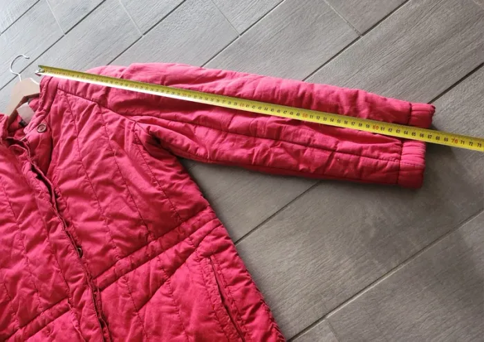 Manteau rouge Miss Helen taille 40 en coton en bon état - photo numéro 4