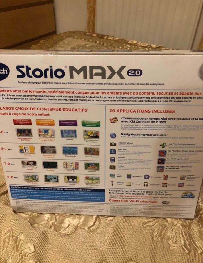 Tablette éducative storio max 2.0 rose - photo numéro 2