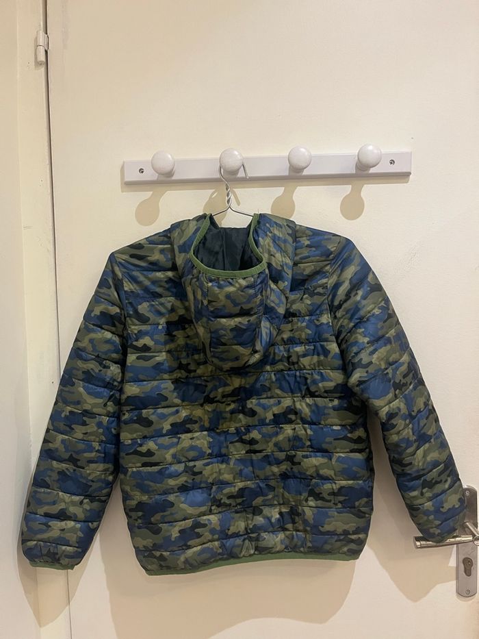 Doudoune motif militaire à capuche tex 13-14 ans - photo numéro 2