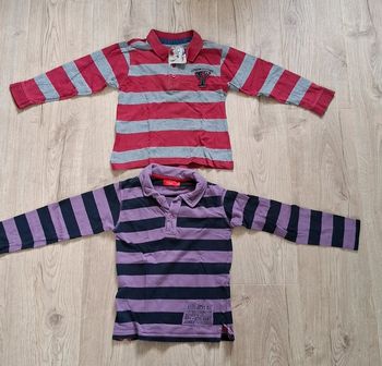 Lot 2 polos ML 6ans TBE