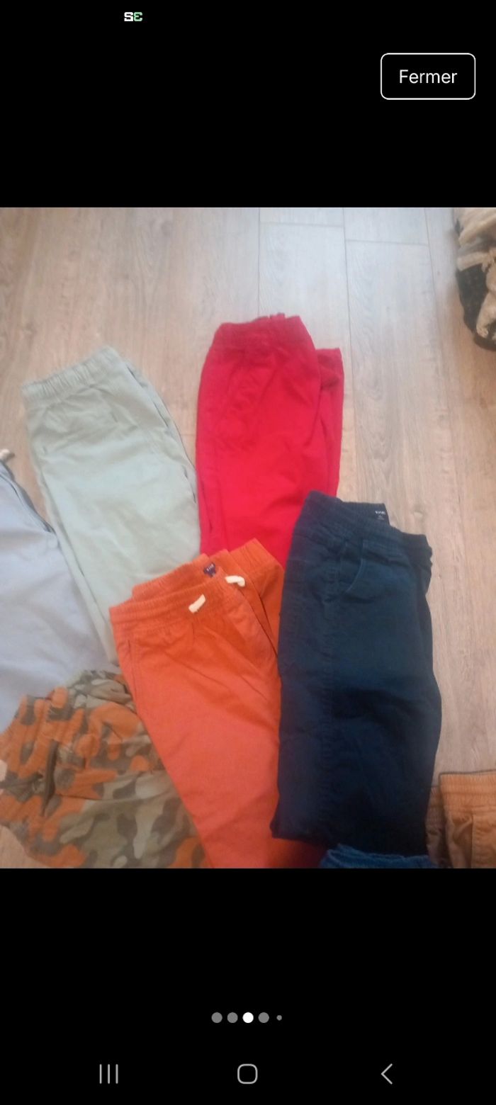 Lot 9 pantalons garçon 12 ans - photo numéro 3