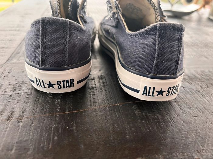 Converse all star 28 tbe peu porté Bleu marine - photo numéro 3