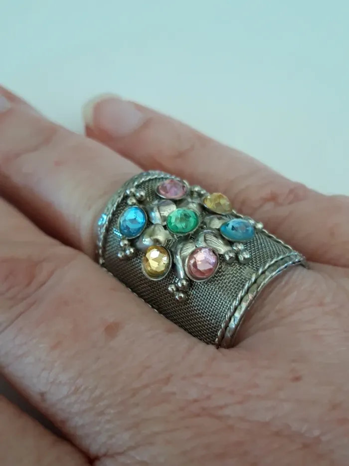 Jolie bague fantaisie ajustable - photo numéro 2