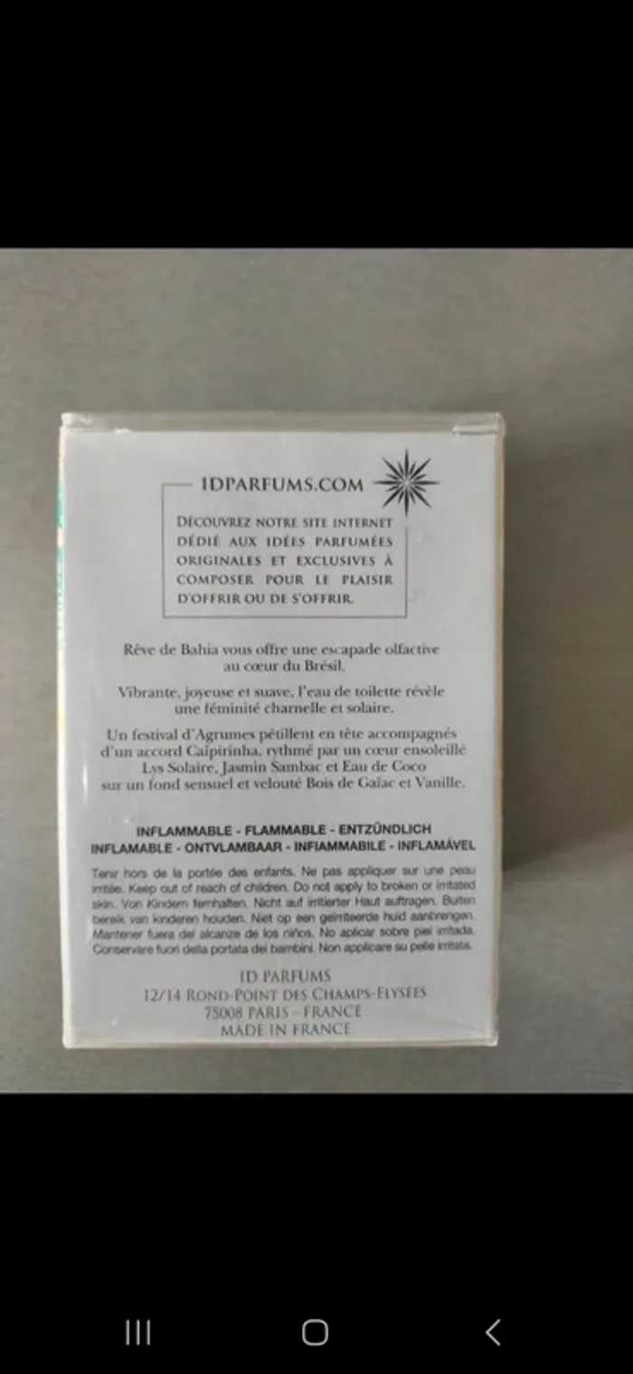 Parfum Rêve de Bahia - photo numéro 2